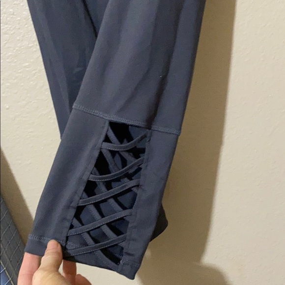 3/4 Length Criss-Cross Leggings - Picture 2 of 6